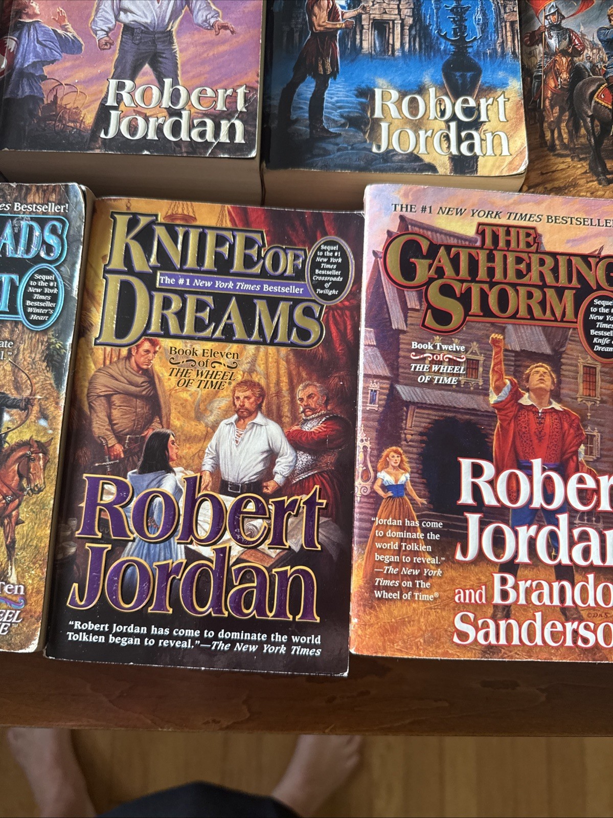 The Wheel of Time Complete Set 1-14 + prequel 15 PB Books Robert Jordan