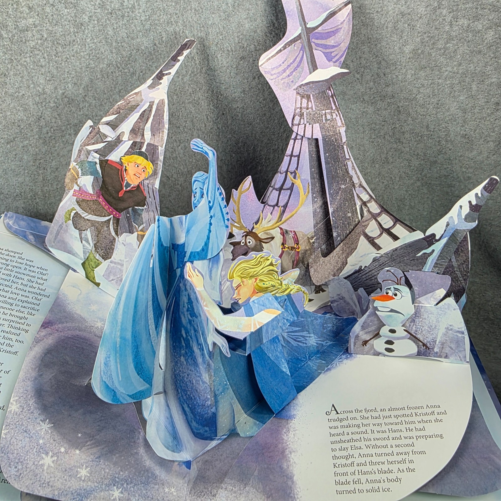 Frozen : A Pop-Up Adventure by Matthew Reinhart (2016, Hardcover) ACCEPTABLE