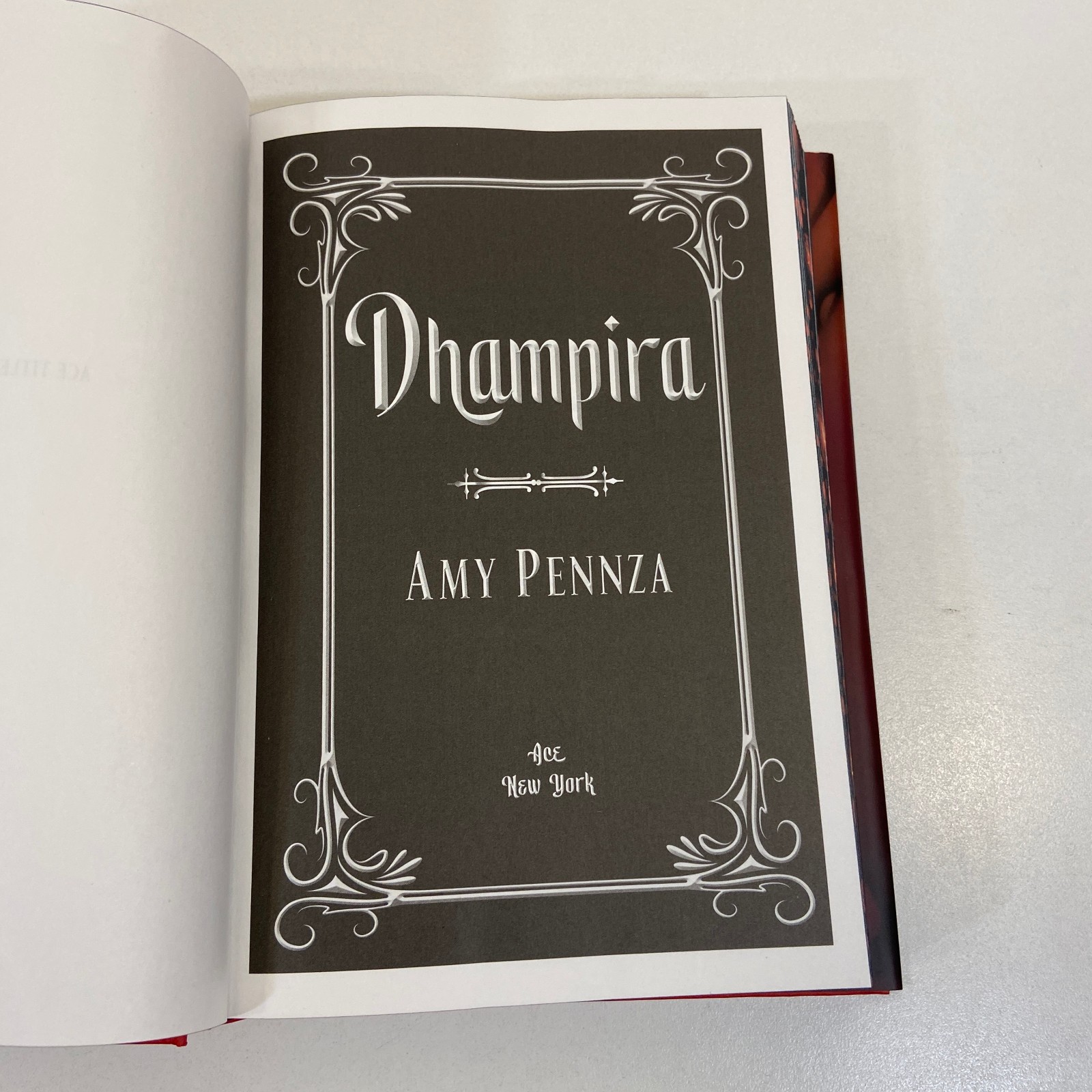 Dhampira Amy Pennza ACE Publishing 2026 Adult Paranormal Romantasy HCDJ Novel