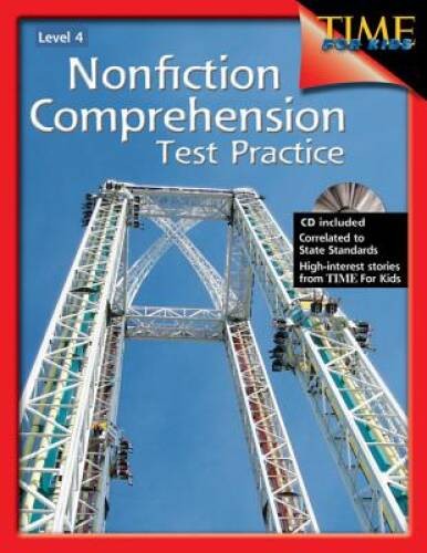Nonfiction Comprehension Test Practice Level 4 – Paperback – GOOD