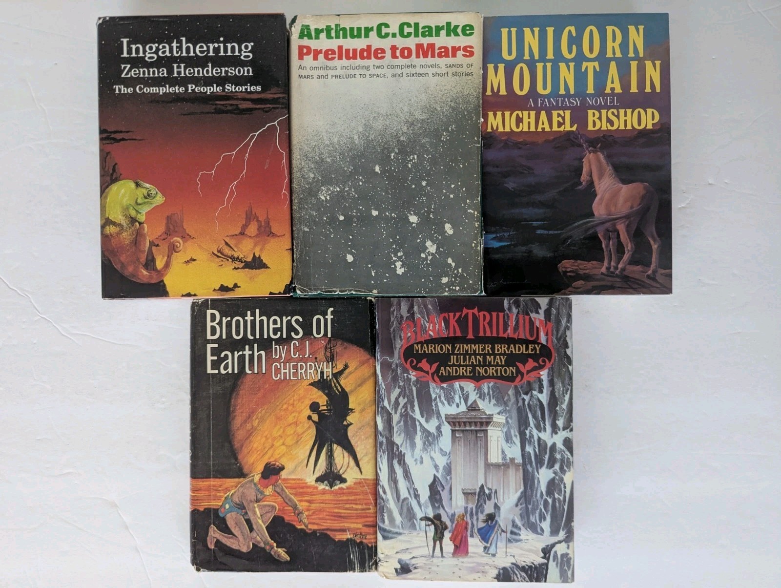 10 BOOK LOT Vintage Science Fiction Sci-fi Fantasy Books Novels Hardcover #6
