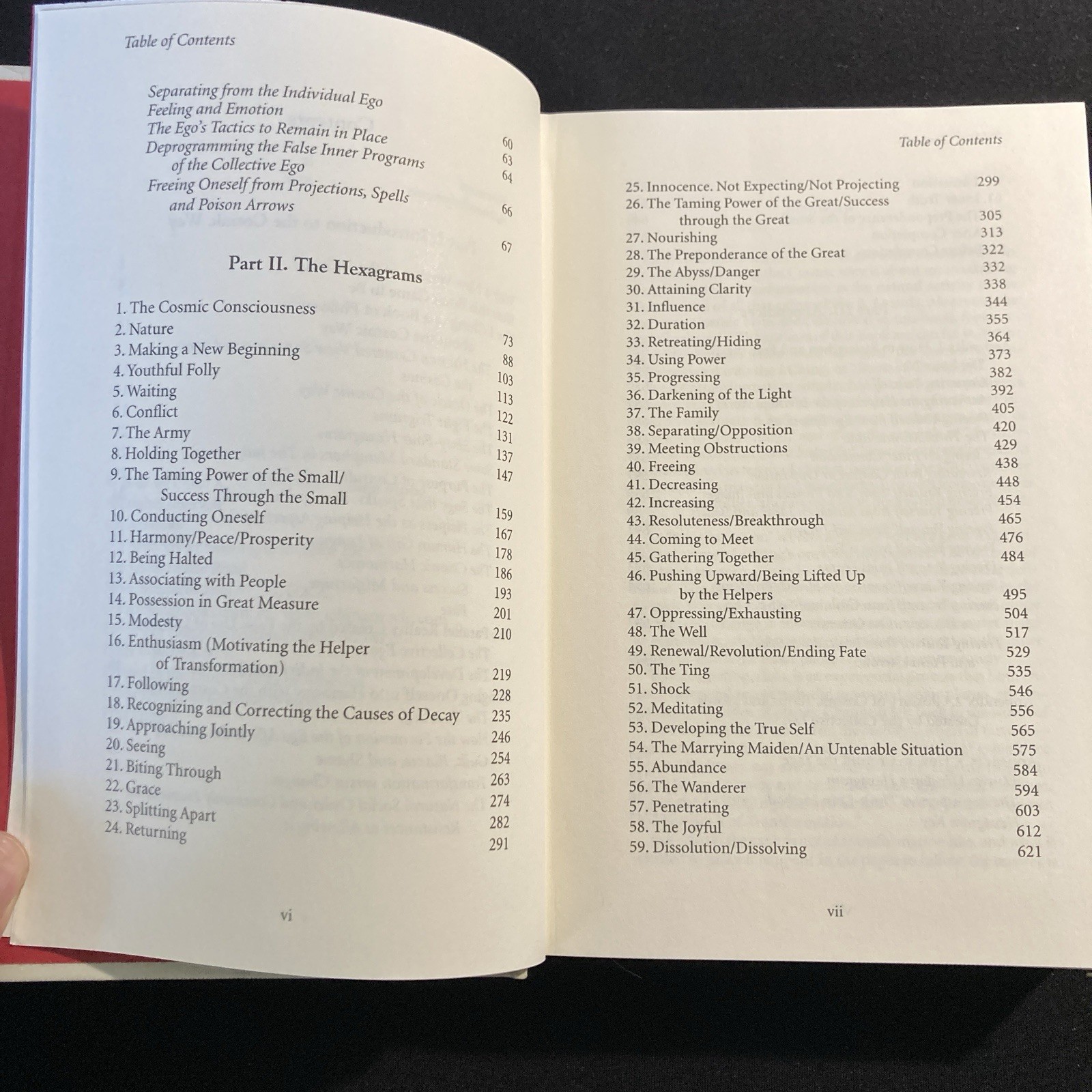 I Ching : The Oracle of the Cosmic Way Esoteric HC Book