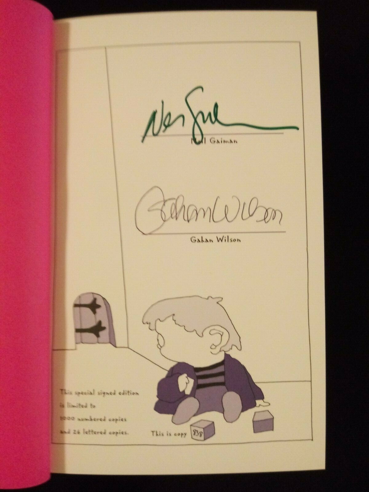 M is for Magic Neil Gaiman Gahan Wilson HCDJ Signed Limited Subterranean Press