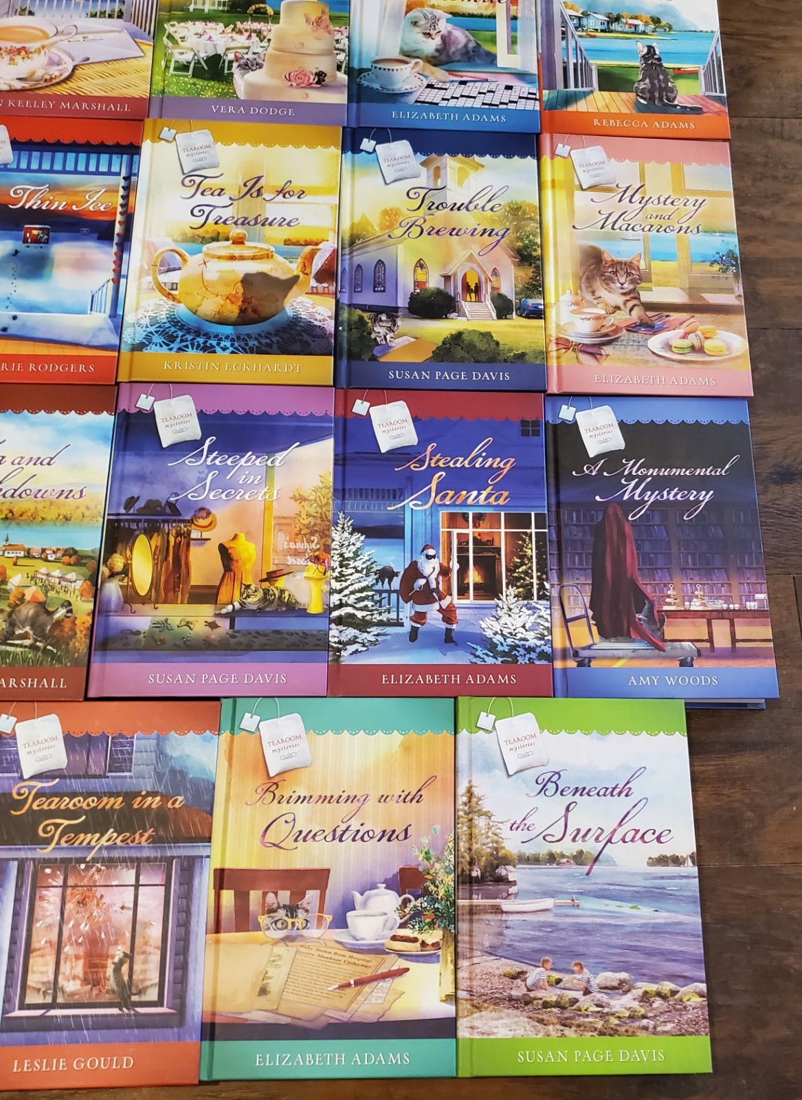 Tearoom Mysteries Series Hardcover Books by Guideposts – Lot of 19