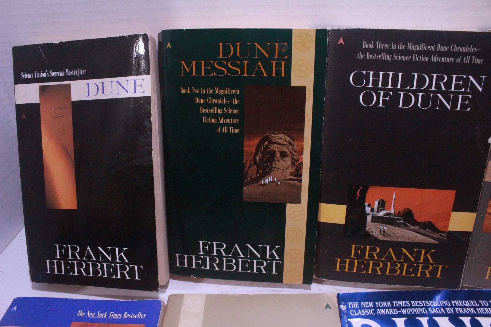 Dune Original Books 1-9 Frank Herbert Ace Paperback Edition Vtg