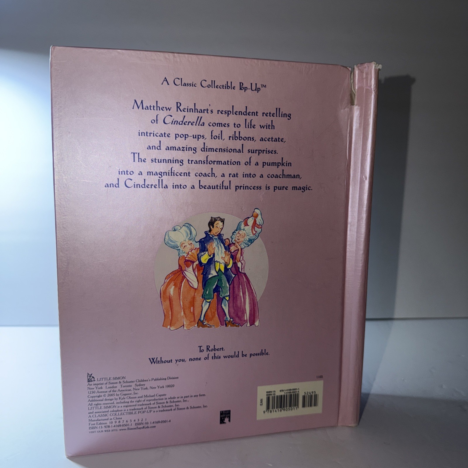 CINDERELLA POP-UP FAIRY TALE HARDCOVER BOOK 2005 by Matthew Reinhart