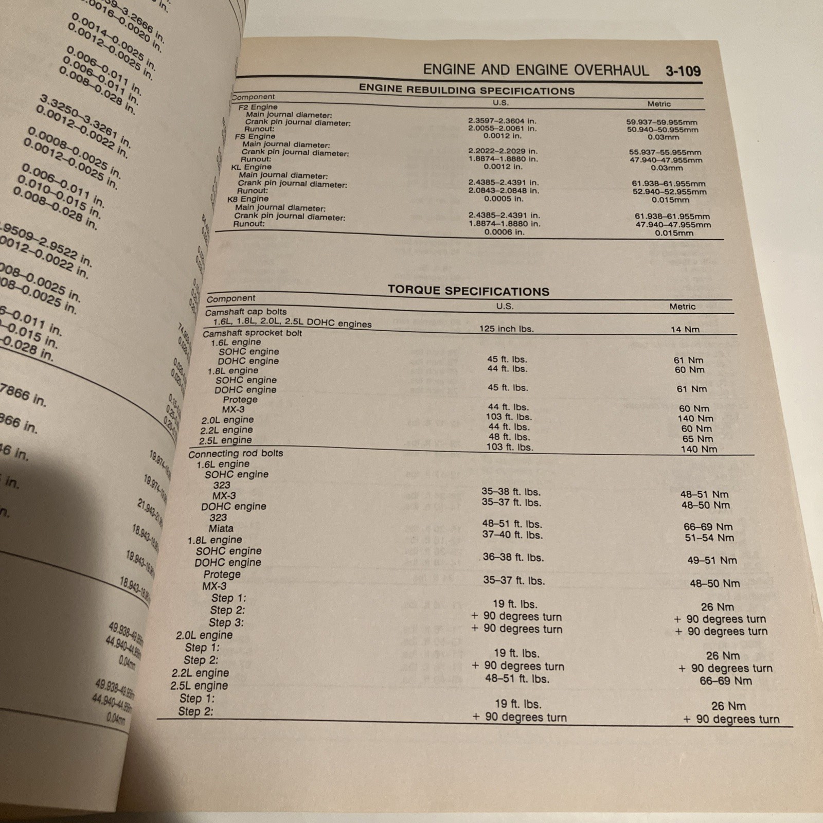 Chilton’s Repair Manual 8411 – Mazda 323/Protege/MX3/MX6/626/Miata 1990-93 46802