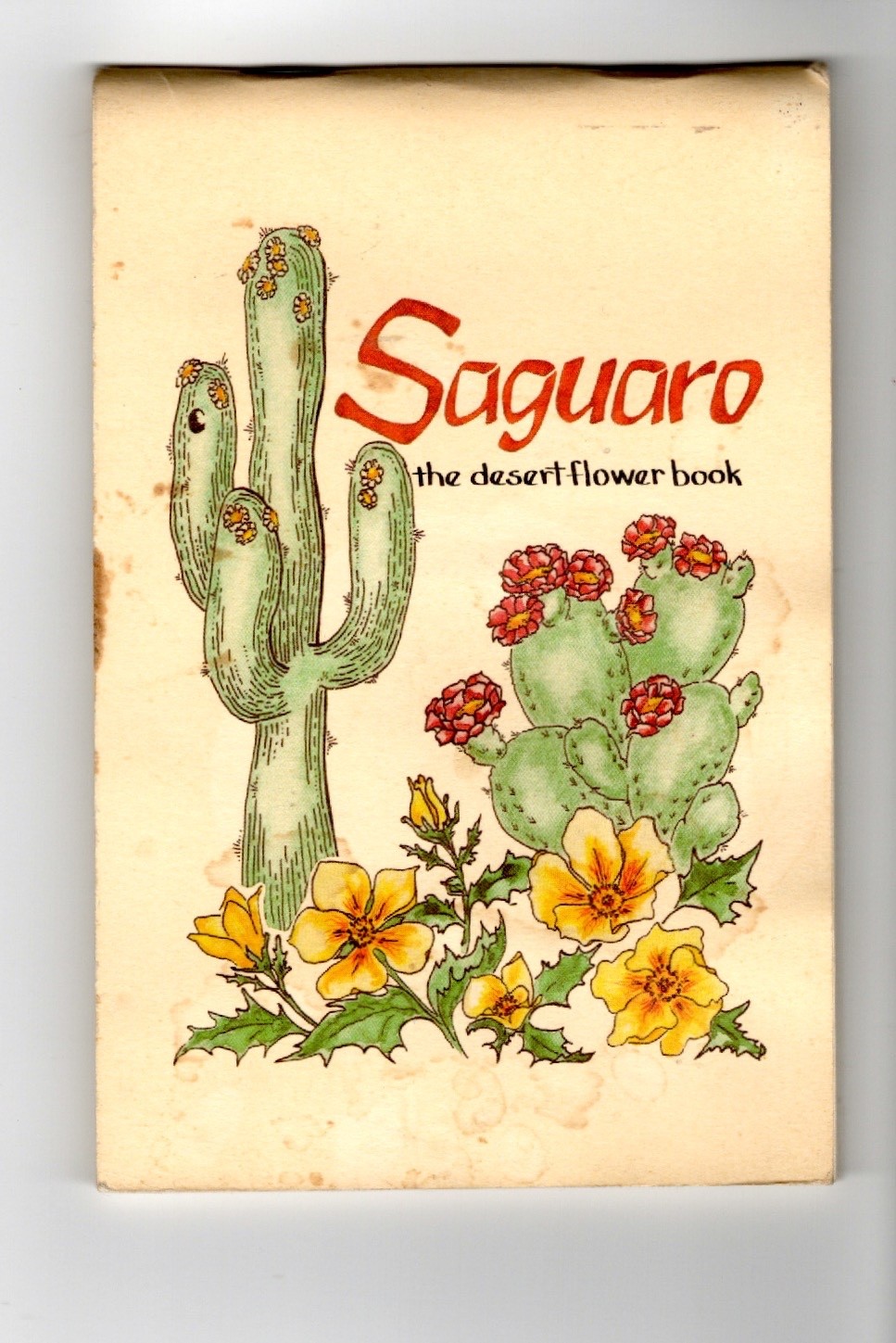 Saguaro: The Desert Flower Book By Millie Miller Illustrated Pocket Booklet