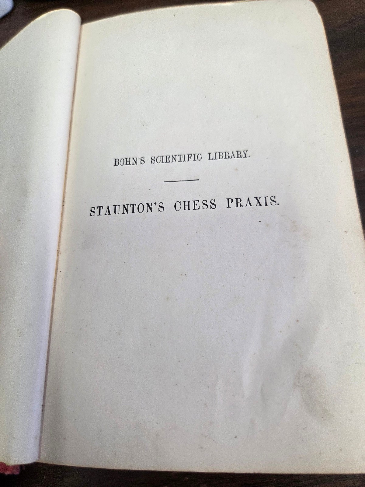 Chess Praxis by Staunton. 1891. Supplement to Chess Player’s Handbook ships free