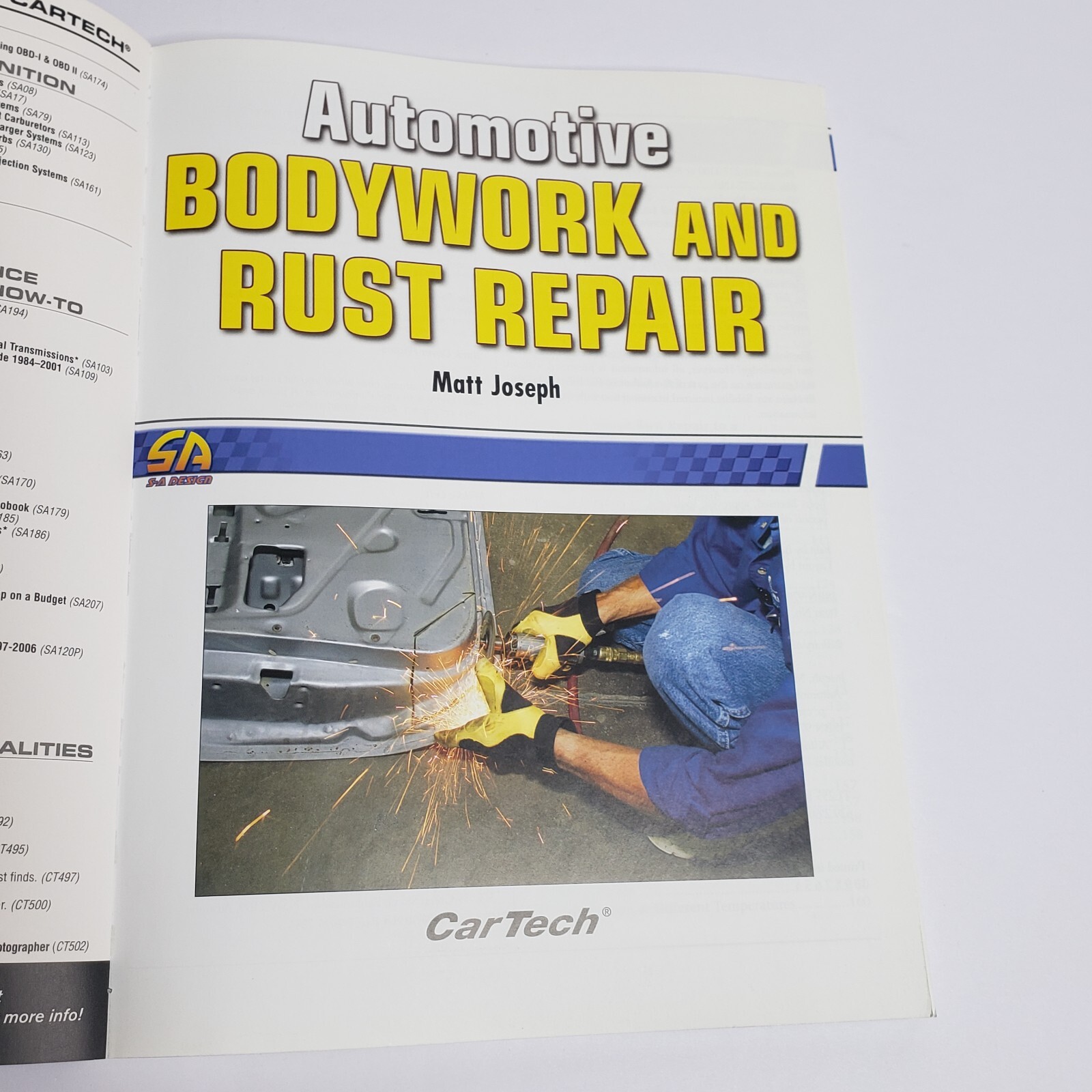 Automotive Bodywork & Rust Repair, Workbench How-to, 2009,By Matt Joseph SA166,