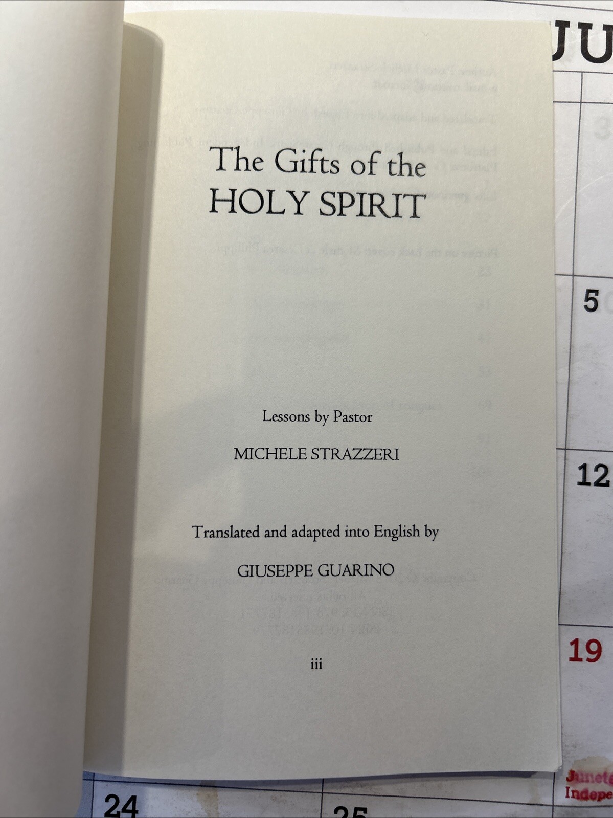 The Gifts of the Holy Spirit – Michele Strazzeri – 2018 – 129 pages