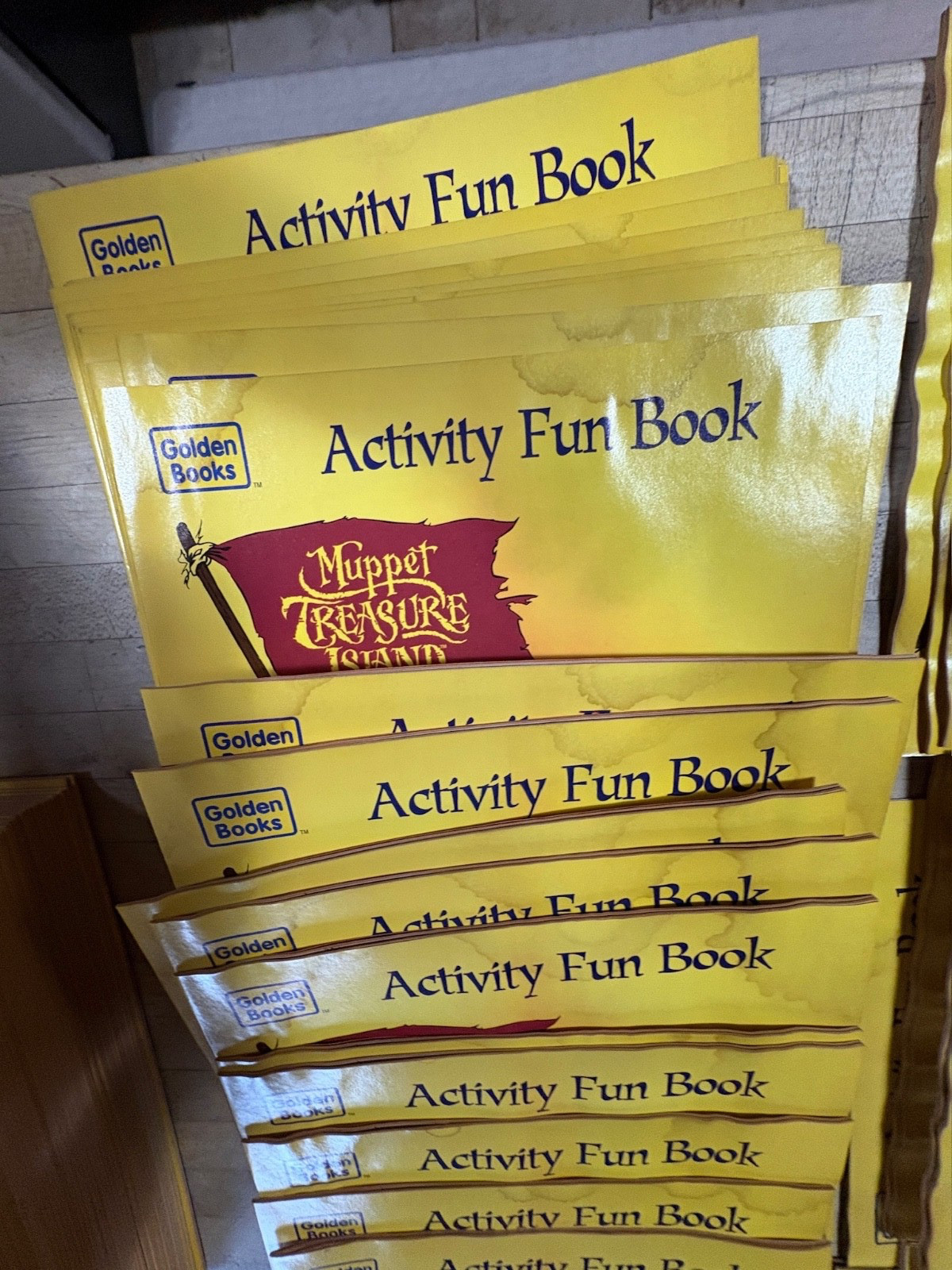 Lot of 103 Muppet Treasure Island Activity Fun Book McDonalds 1996 Happy Meal