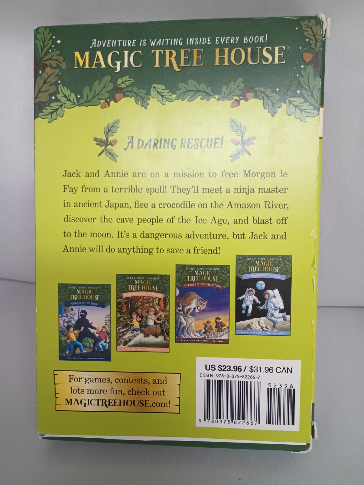 Magic Tree House BOXED SET of Paperbacks 5-8 in Slipcase