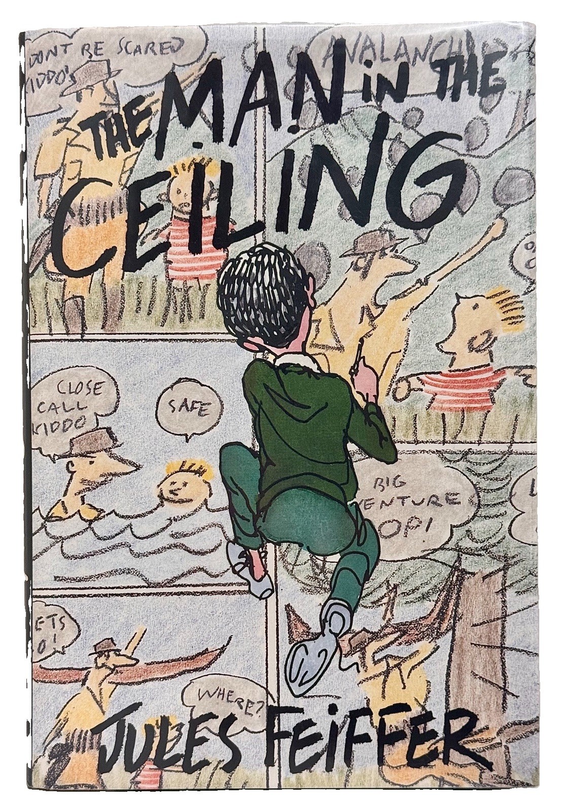 Jules Feiffer THE MAN IN THE CEILING Hardcover SIGNED! HarperCollins 1ST ED 1993