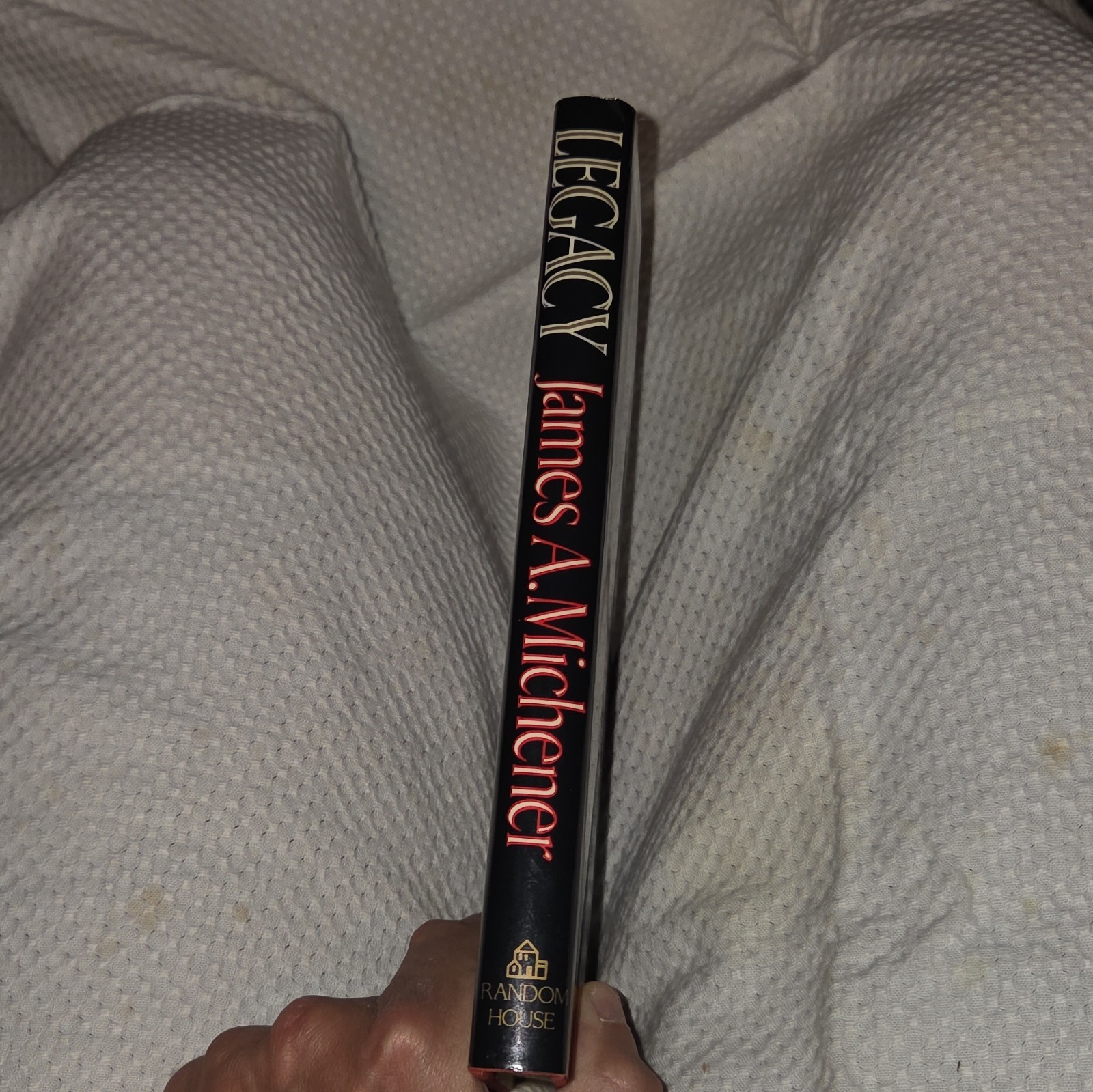 James A. Michener Legacy Hardcover Random House 1987 First Edition Dust Jacket