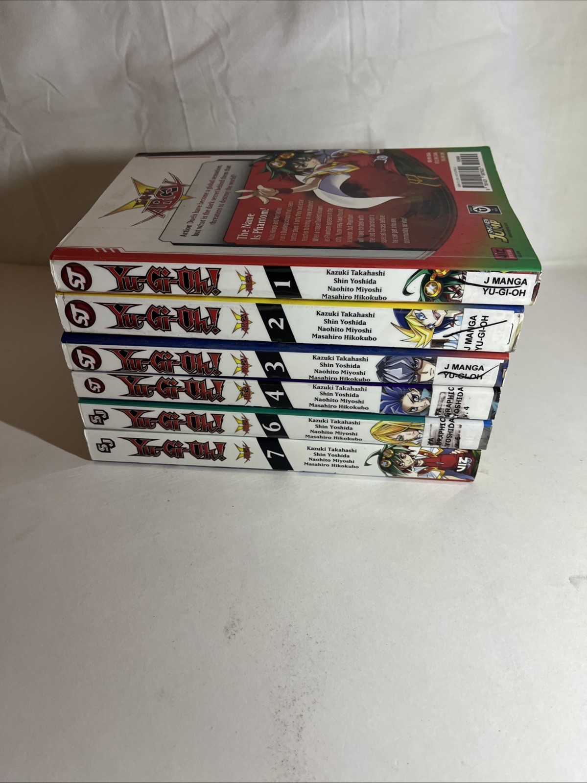 VIZ Media Yu-Gi-Oh! ARC-V Manga Vol 1 2 3 4 6 7 Paperback Set NO CARDS