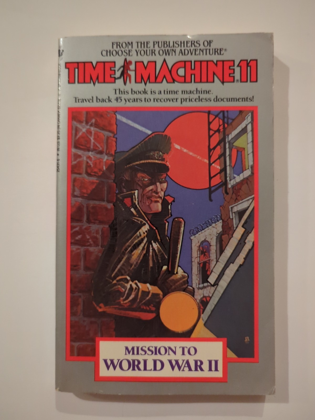 Time Machine 11 Mission To World War 2 Dougal Dixon 1986 Bantam Books 1st PB Vtg