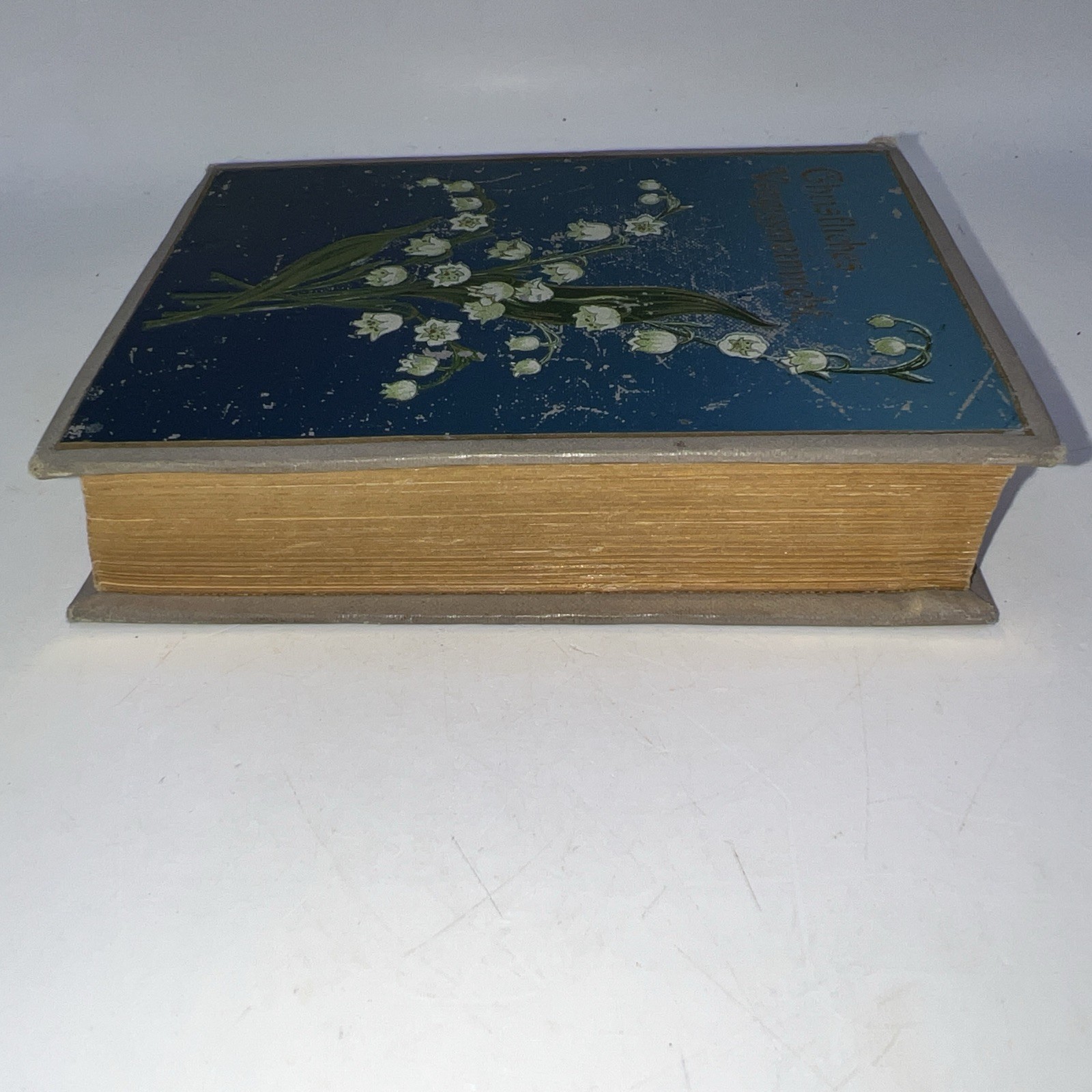 Vintage Forget Me Not German Prayer Book “Christliches Vergissmeinnicht”