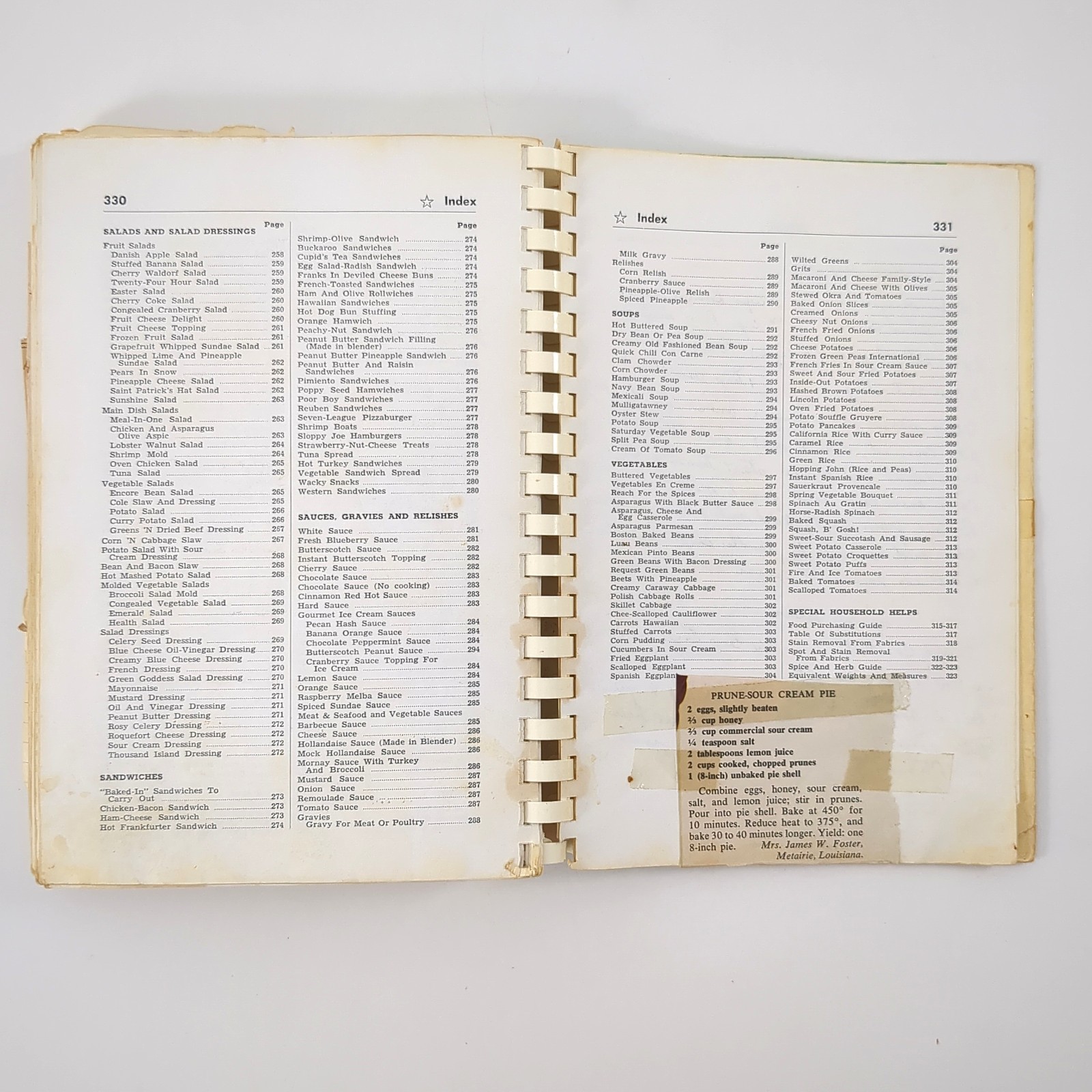 Betty Feezors Carolina Recipes WBTV Charlotte NC Television Cookbook Spiral 1964