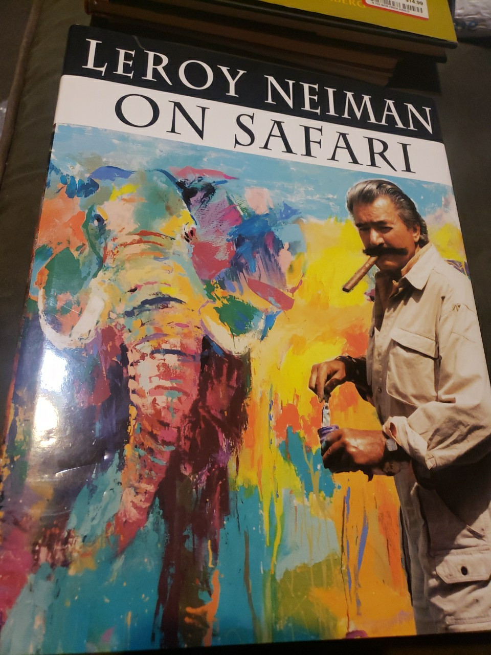 LeRoy Neiman on Safari by LeRoy Neiman (1997, Hardcover) – SIGNED