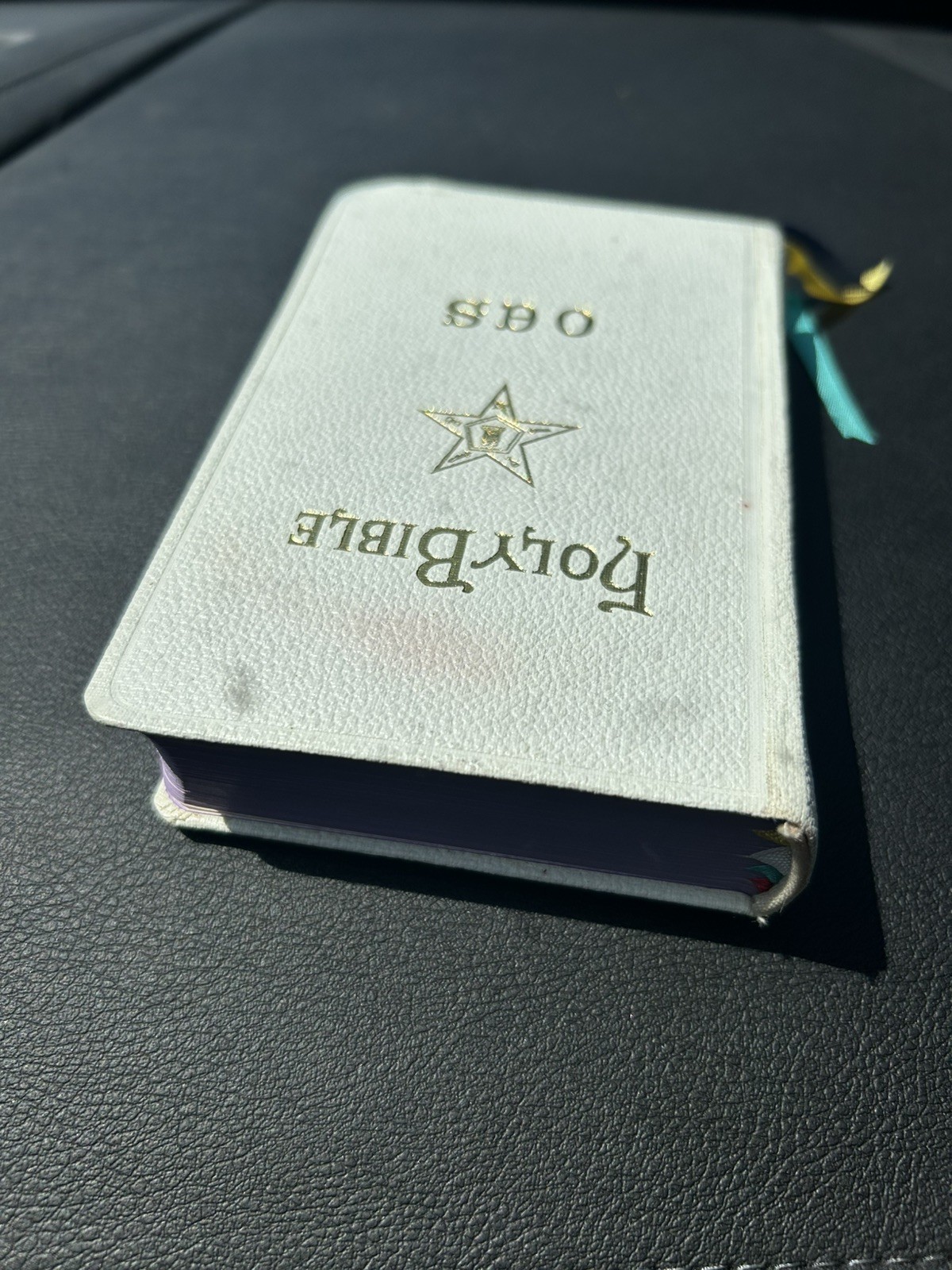 The Holy Bible King James Version White Cover Holman Order of Eastern Star Bible