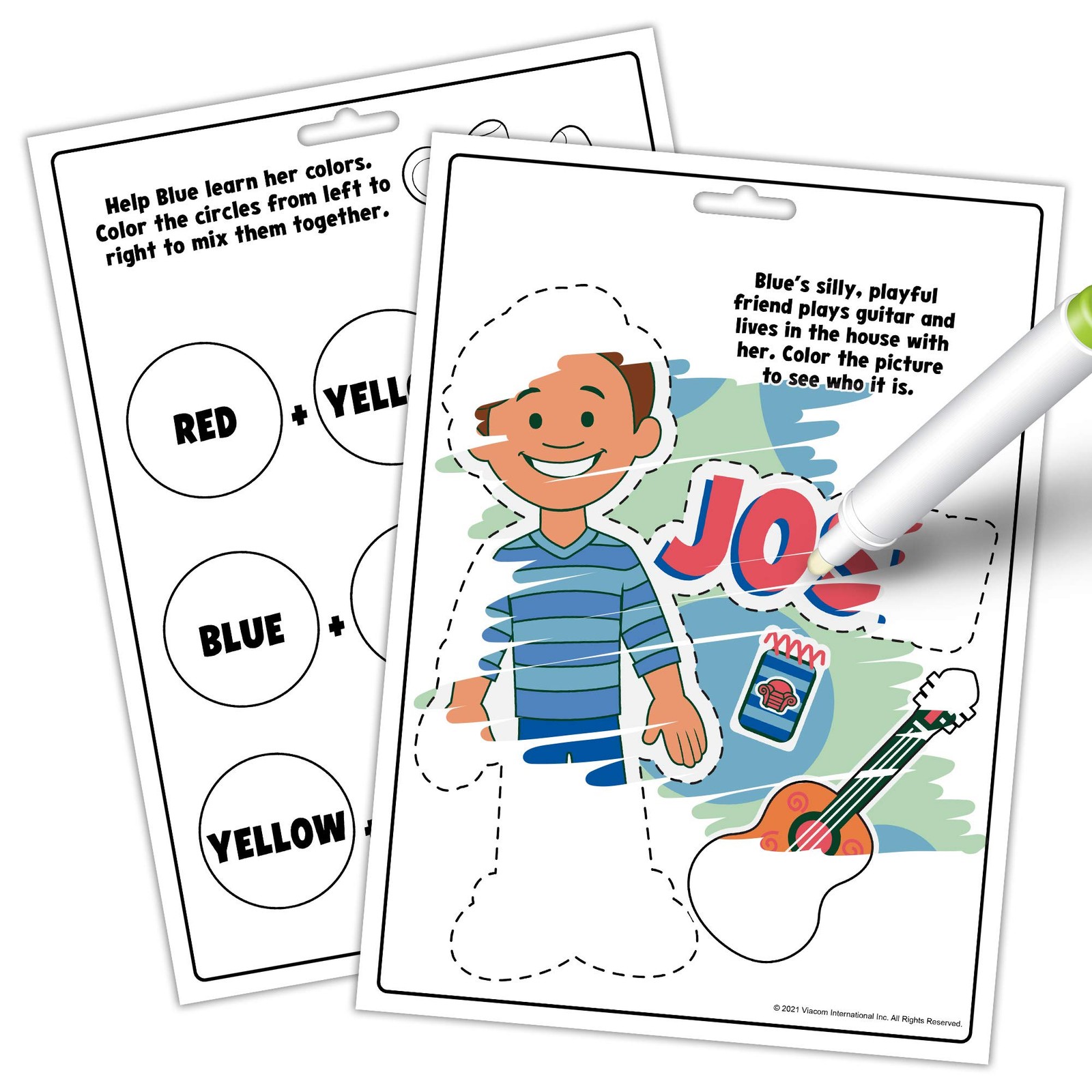 Nickelodeon Blue’s Clues and You 16-Page Imagine Ink Coloring B Toy