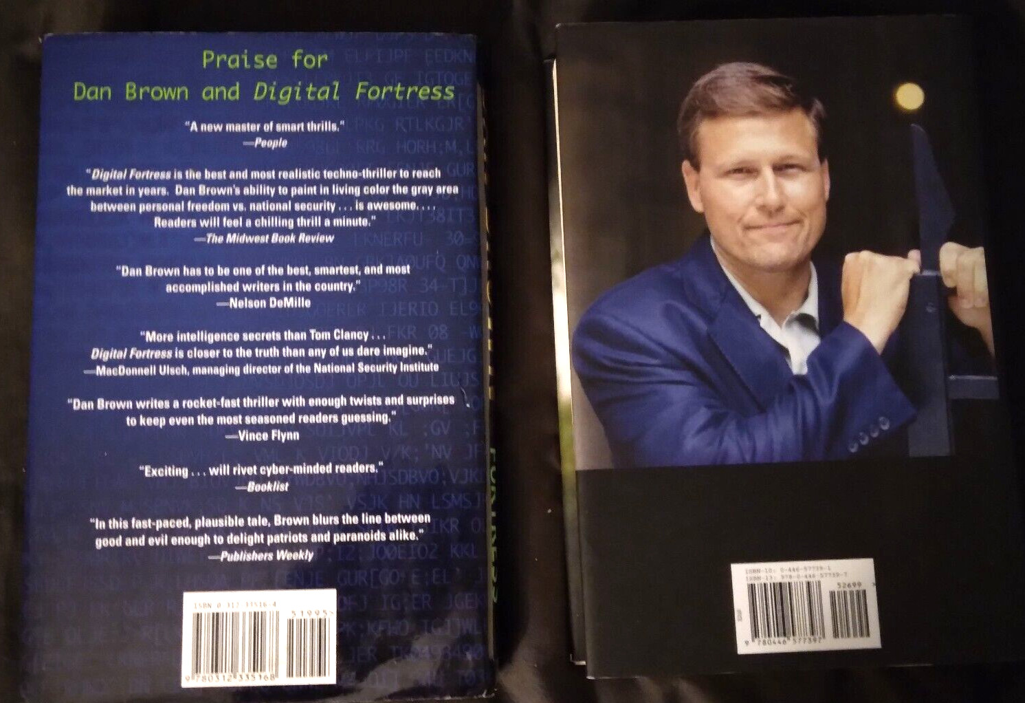 DIGITAL FORTRESS By Dan Brown and STONE COLD By David Baldacci
