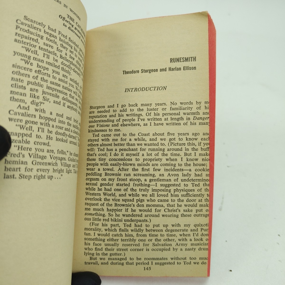 SIGNED Partners In Wonder Harlan Ellison (Paperback, 1972) Avon N416, FLAWED