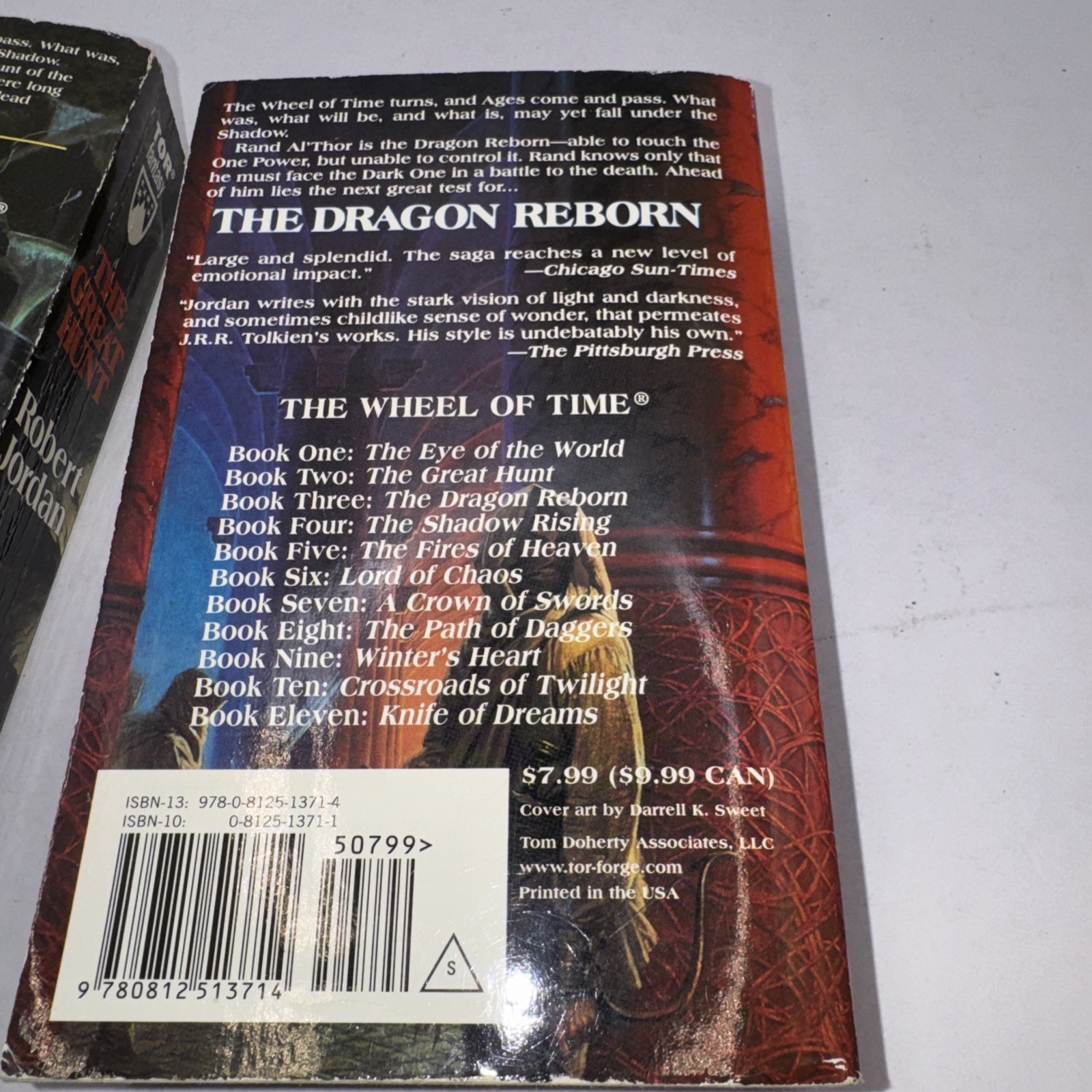 Wheel Of Time Series Lot of 3 Books # 2-3-8 Robert Jordan – Paperback Lot