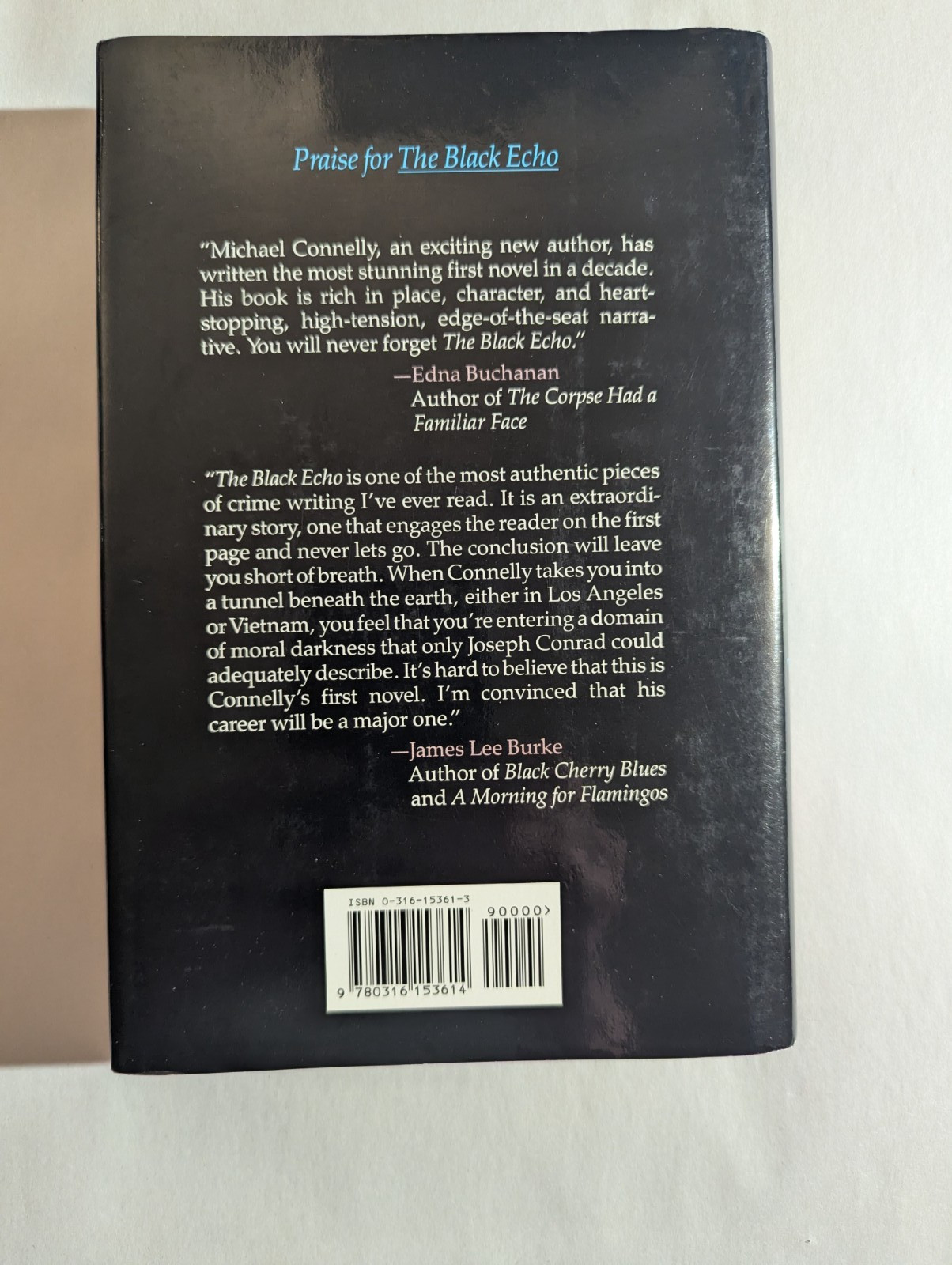 The Black Echo by Michael Connelly 1st Edition 1st Printing, First Bosch Novel