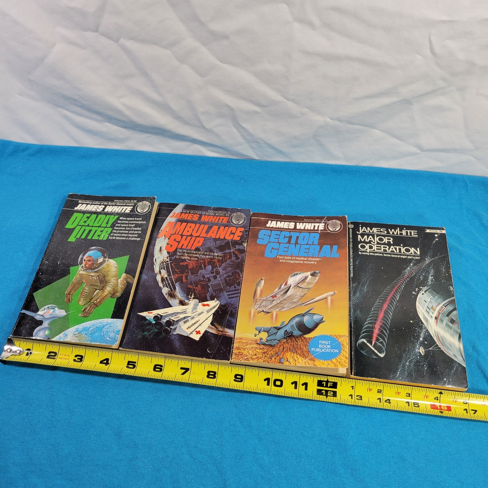 James White 4 PB Book Lot Deadly Litter Major Operation Ambulance Ship Sci-Fi