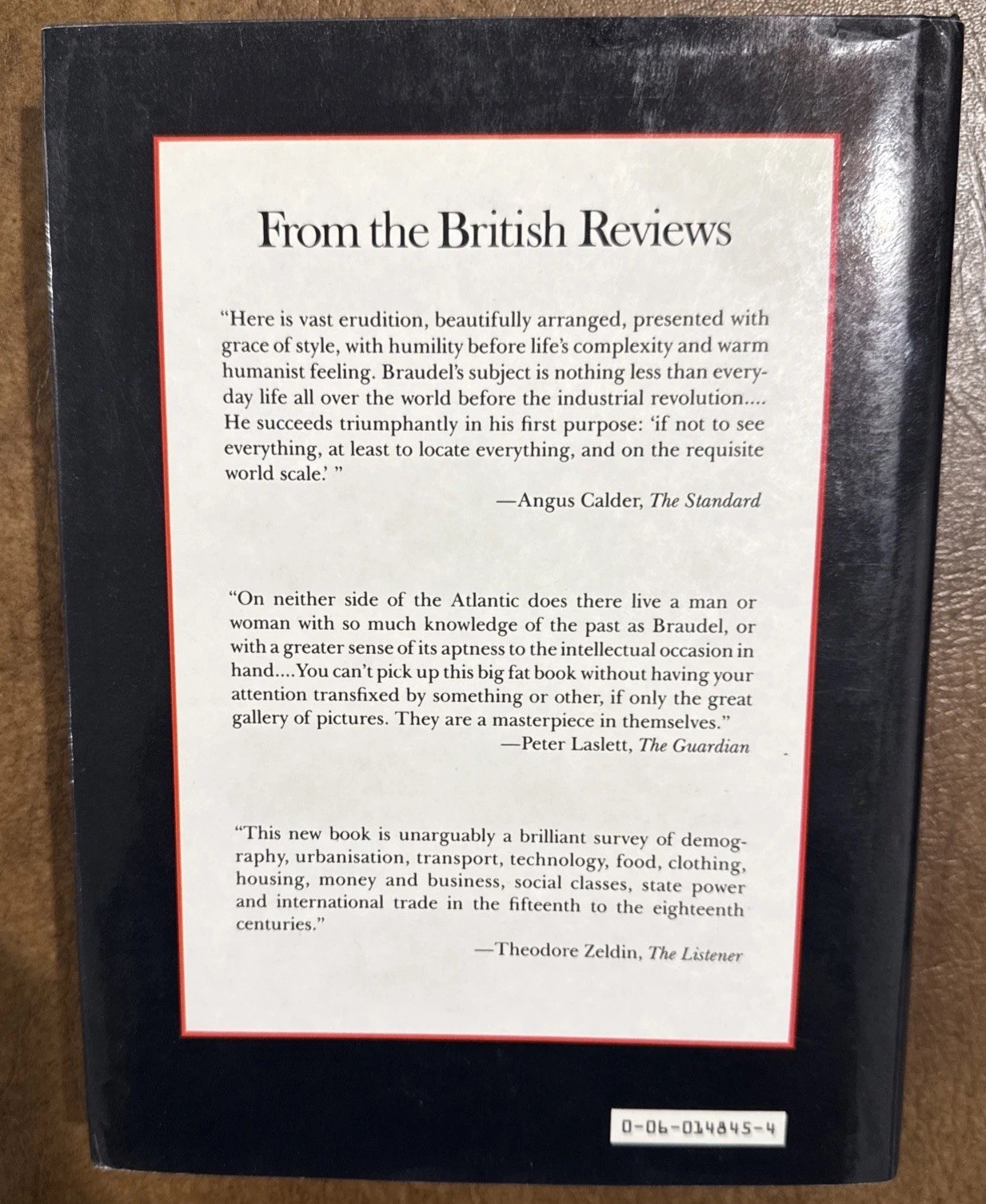 Fernand Braudel- The Structures Of Everyday Life- Vol I – II- III- (2 Hardcover