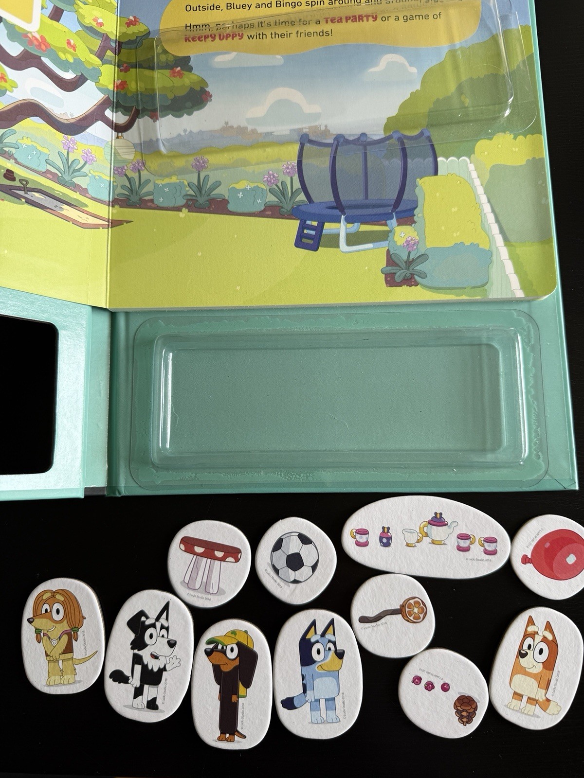 Bluey: Let’s Play Outside!: A Magnet Book – Ships Fast