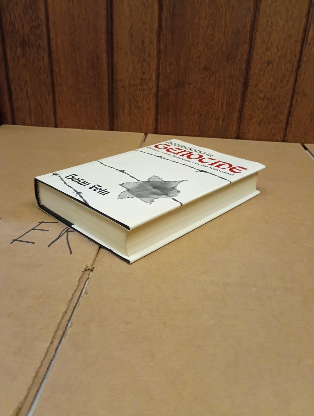 Accounting for Genocide… by Helen Fein 1979 Free Press HC w/ DJ