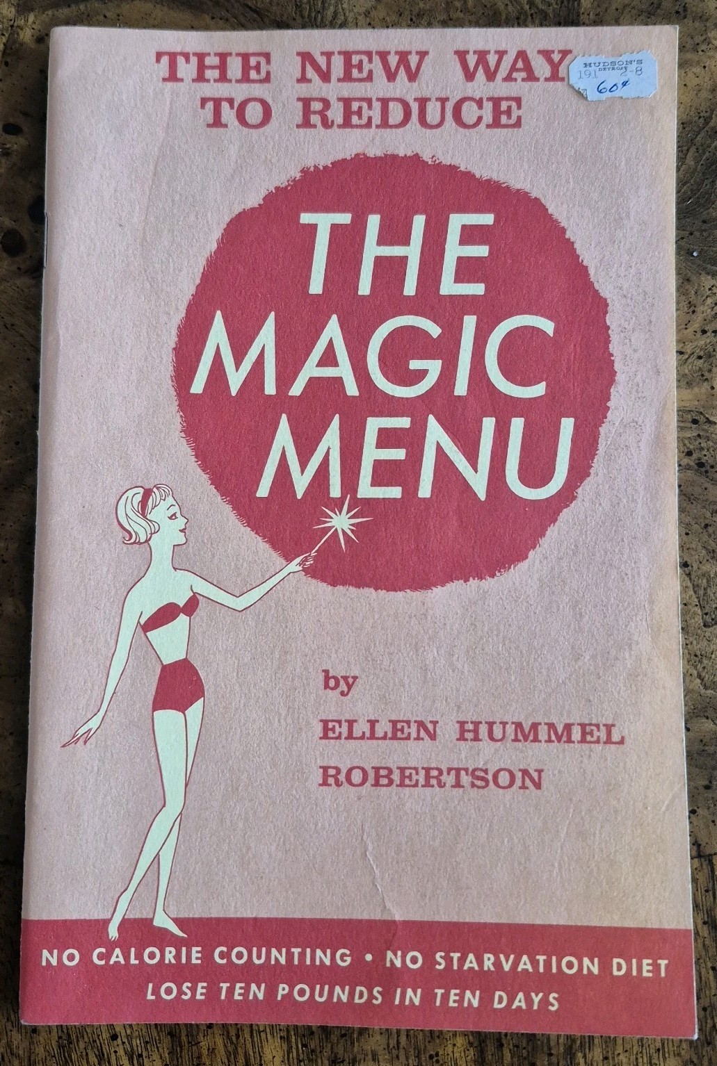 Vintage 1964 The Magic Menu The New Way to Reduce Ellen Hummel Robertson Booklet