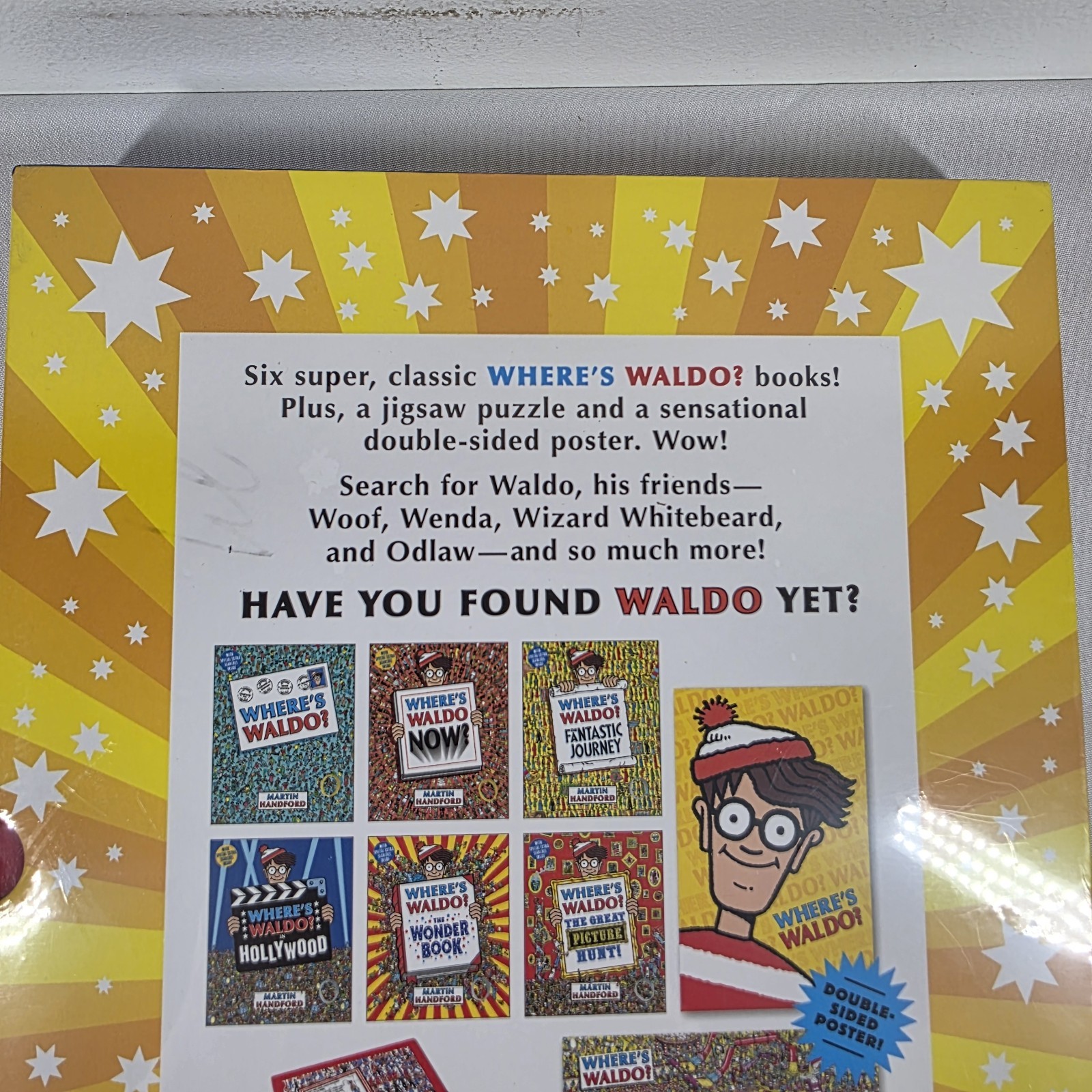 WHERE’S WALDO? THE SUPER SIX! Martin Handford Six Books Poster And Puzzle New