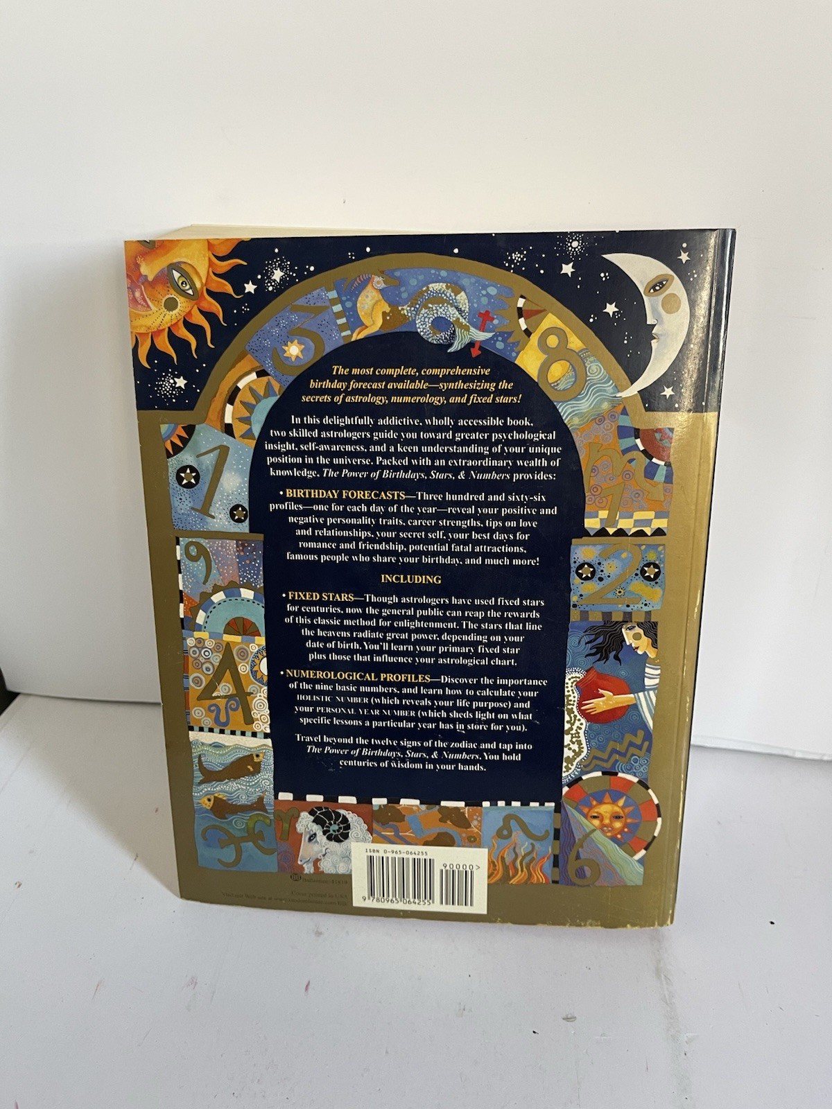 Power of Birthdays, Stars and Numbers First Edition Trade Paperback 1998 Vintage