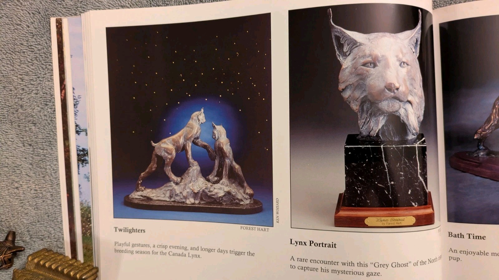Forest Hart, WILDLIFE IN BRONZE, 204, PB, Art, Sculpture, Animals, 111 Pages