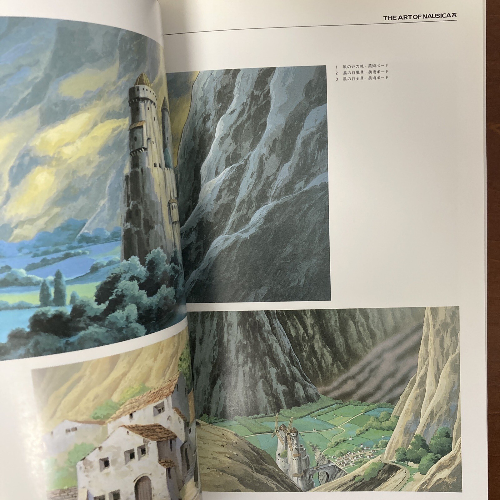 THE ART OF NAUSICAA Hayao Miyazaki Art Book Illustration