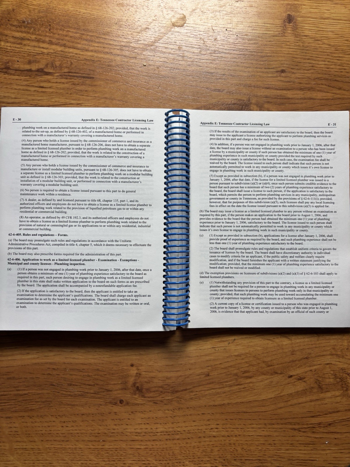 NASCLA Contractor’s Guide to Business, Law and Project Management, Tennessee…