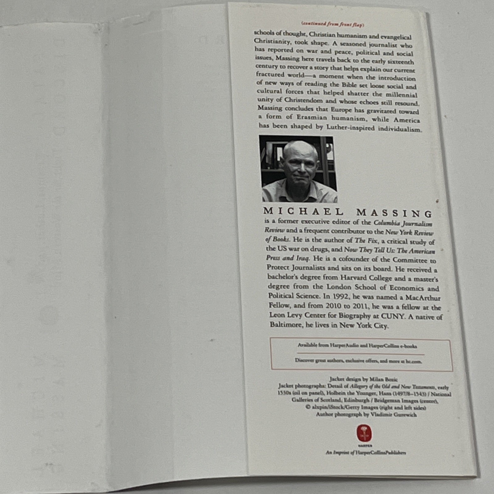 Fatal Discord by Michael Massing 2018 Harper 1st Edition & Printing HC DJ