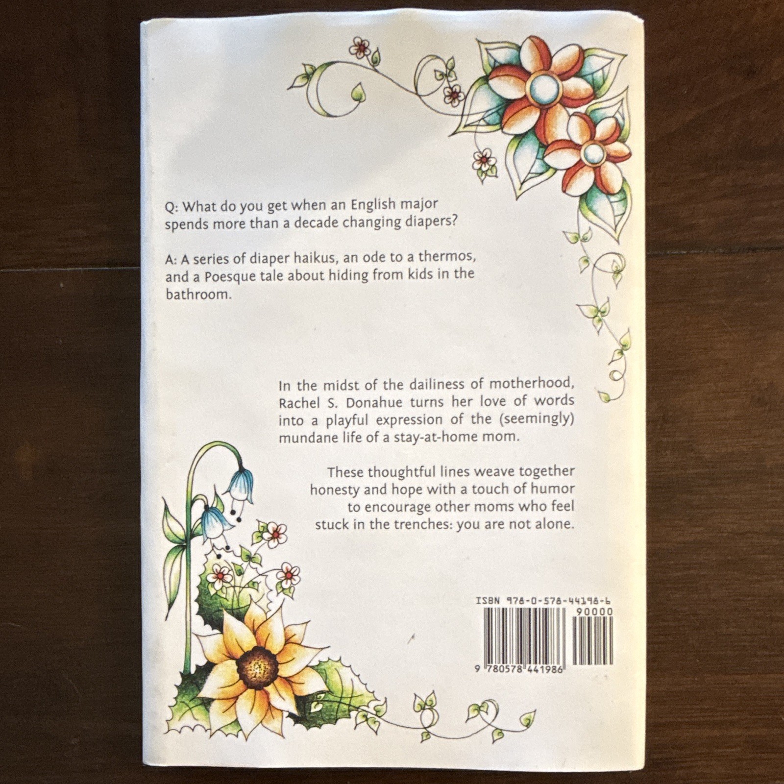 Real Poems for Real Moms by Rachel S. Donahue (2019, Paperback) Mom Poetry Humor