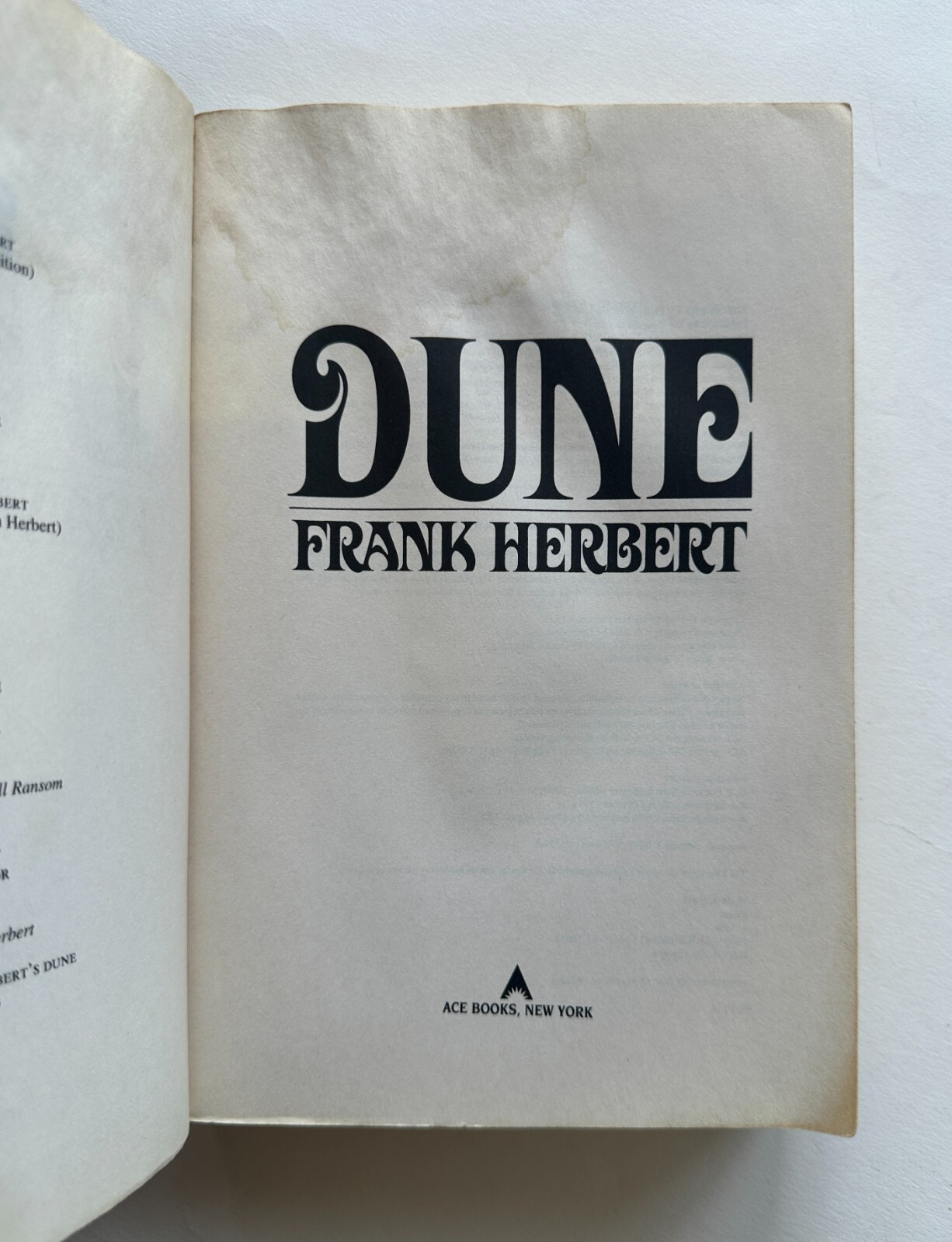 FRANK HERBERT Dune | 2005 40th Anniversary Edition Trade Paperback