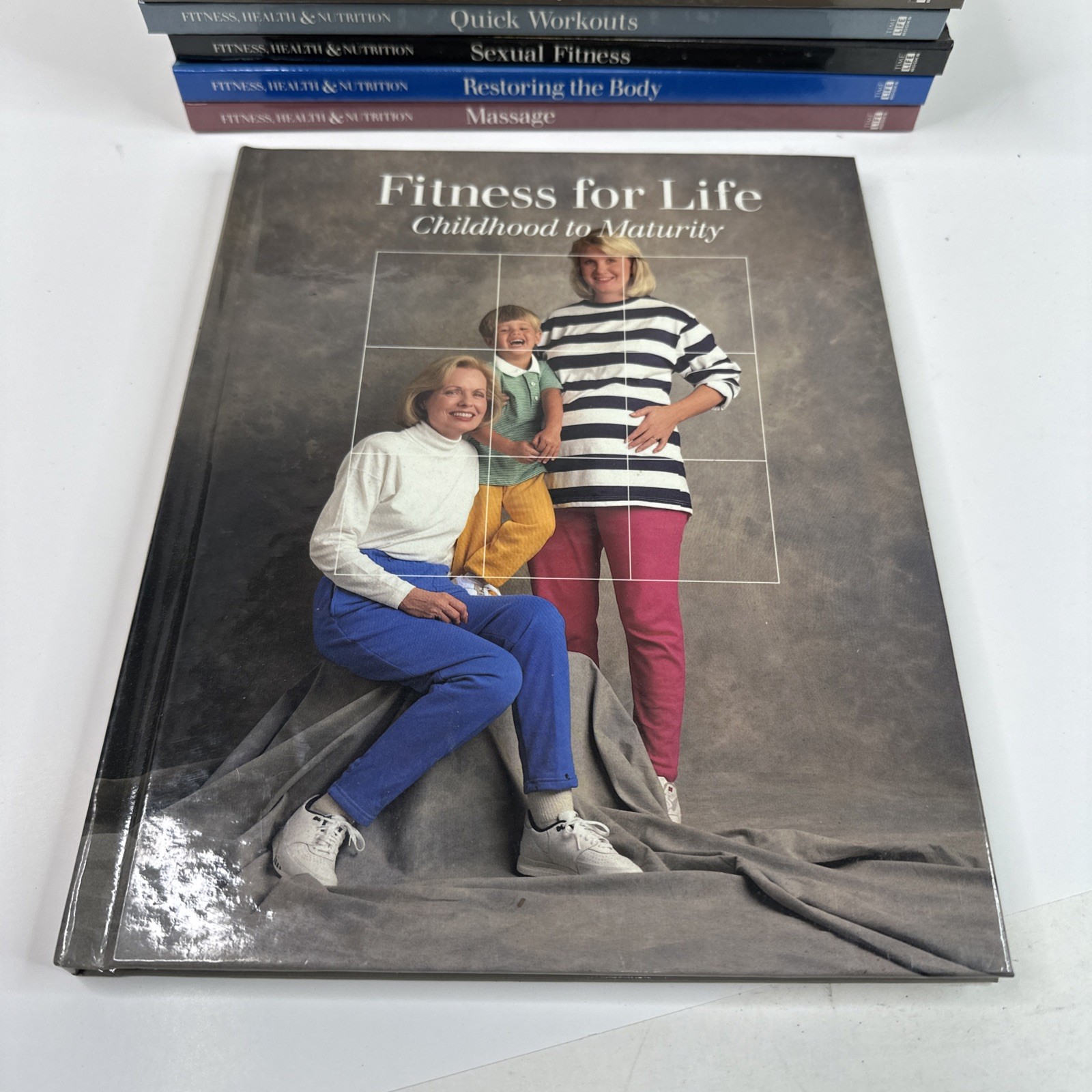 Lot of 9 Fitness Health Nutrition Time Life Books Workouts Fitness HC 1989
