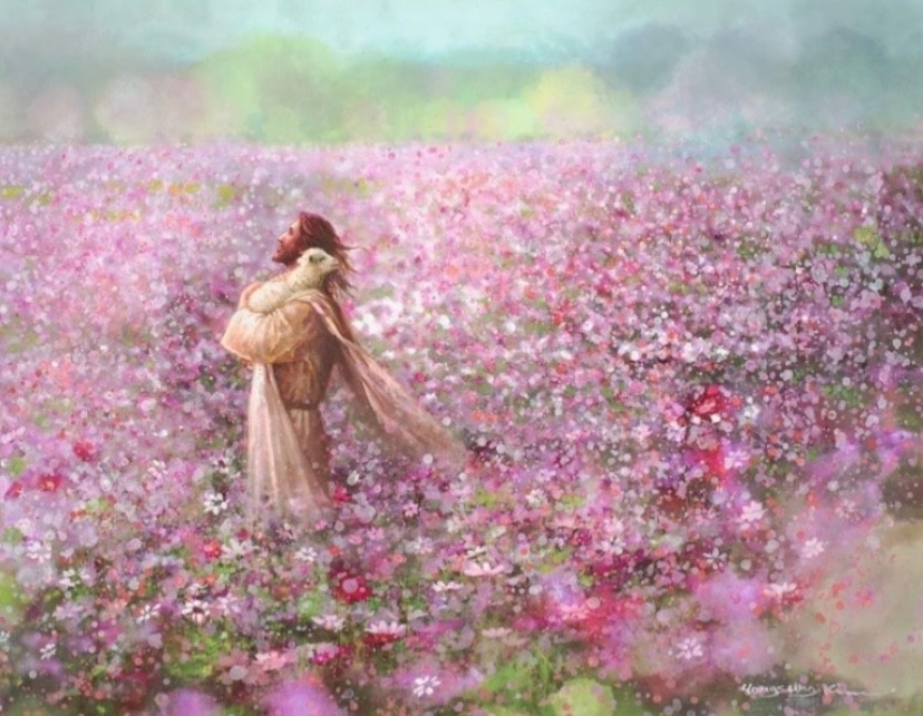 YONGSUNG KIM ART-THE HAND OF GOD/COME FOLLOW ME/THE GOOD SHEPHERD/LOVE IS 4BOOKS