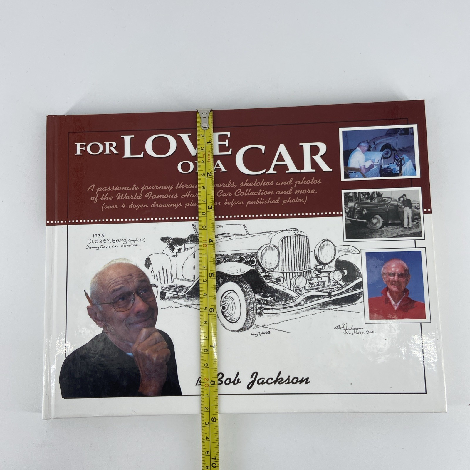 For Love of a Car Harrah Collection Bob Jackson Signed Coffee Table Book HC