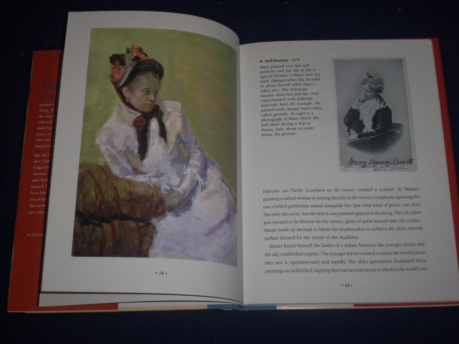 1990 MARY CASSATT HARDCOVER BOOK BY SUSAN E. MEYER – ILLUSTRATIONS – KD 1604
