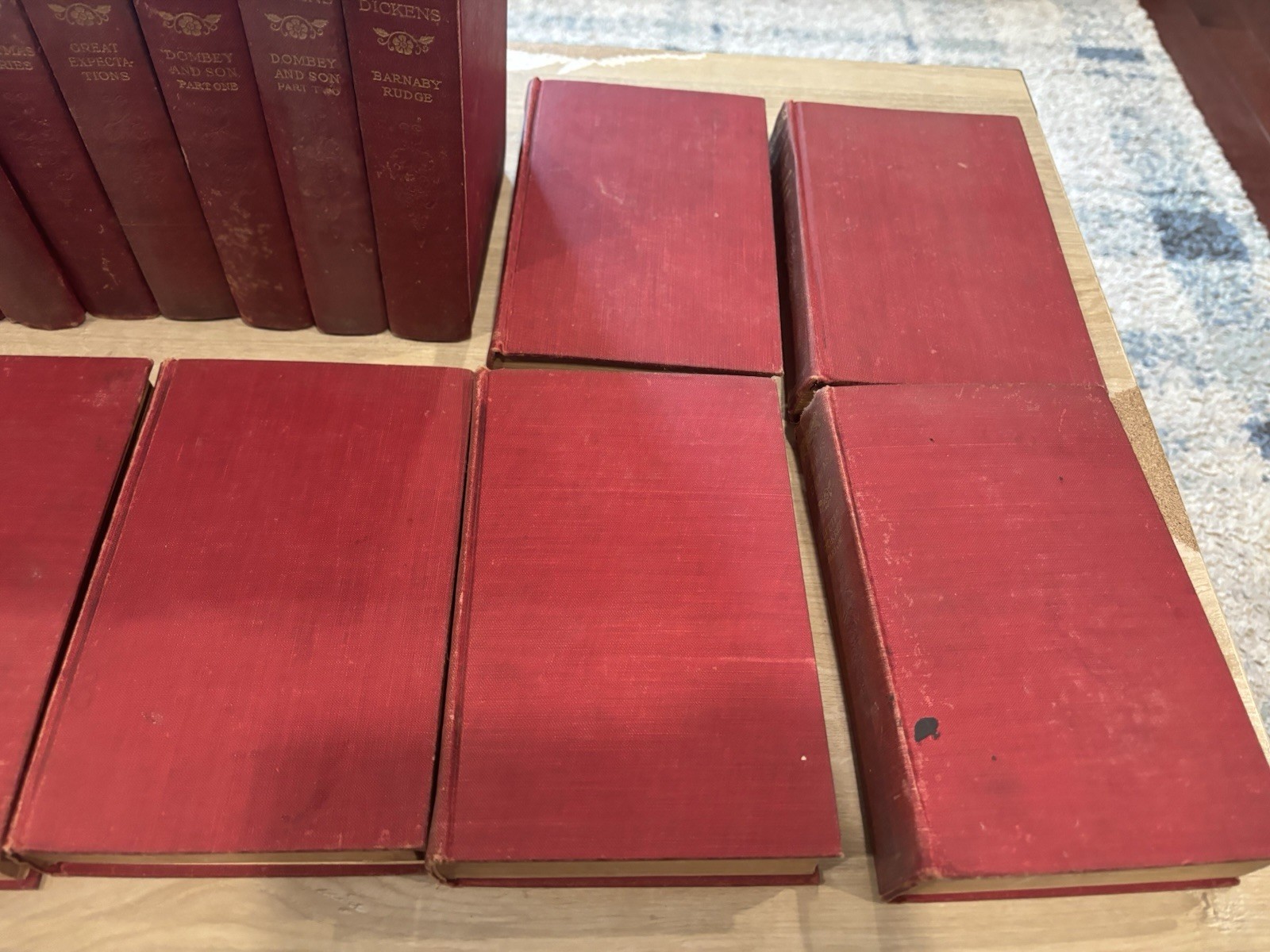 WORKS OF CHARLES DICKENS ~23 Volume Set ~ P. F. Collier c.1911 ~ Anniversary Ed.
