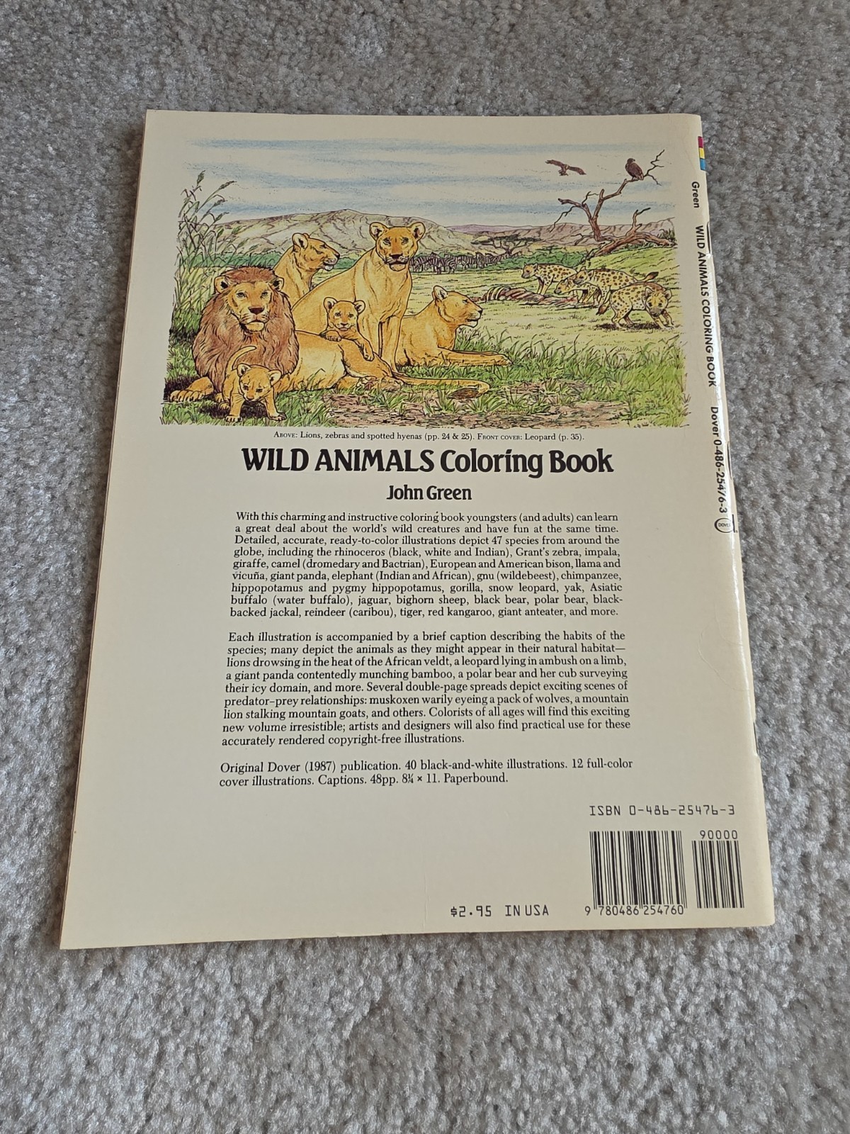 Vintage Lot Of 4 Coloring Books. Dover Publications. Houghton Mifflin Company