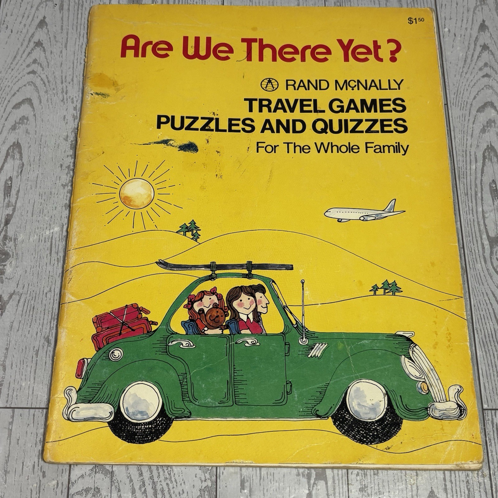 Vintage 1970s Rand McNally “Are We There Yet?” Travel Games Puzzle Kids USED